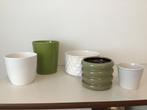Set van 5 potten / bloempotten IN PERFECTE STAAT, Huis en Inrichting, Woonaccessoires | Vazen, Zo goed als nieuw, Ophalen