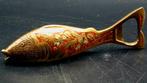 Gegraveerd koperen Indische flessenopener, Ophalen of Verzenden