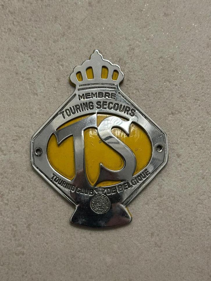 Insigne voiture vintage Touring secours, Antiek en Kunst, Curiosa en Brocante, Ophalen of Verzenden