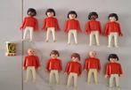 PLAYMOBIL set met vintage rode en witte figuren van Engelse, Kinderen en Baby's, Speelgoed | Playmobil, Ophalen of Verzenden, Gebruikt