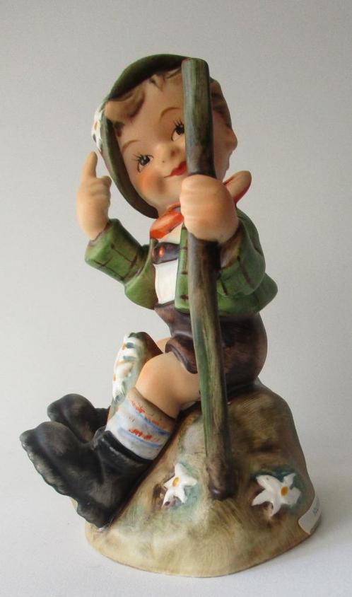 M I Hummel: 315 -Mountaineer-13cm.TMK-6 -Excellent, Collections, Statues & Figurines, Comme neuf, Hummel, Envoi