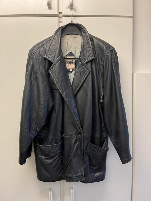 Blazer leer, Gruno & Chardin, vintage, Kleding | Dames, Overige Dameskleding, Gedragen, Ophalen of Verzenden