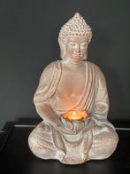 Bouddha légèrement doré avec bougie 39cm, Enlèvement ou Envoi, Neuf