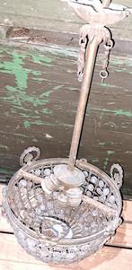 Lamp lampen oude kristallen luster, Ophalen of Verzenden