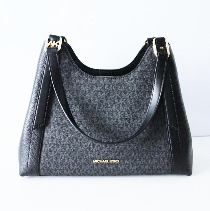 MICHAEL KORS Handtas ARLO Leder Zwart, Handtassen en Accessoires, Tassen | Damestassen, Nieuw, Handtas, Zwart, Ophalen of Verzenden