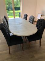 Set tafel en zes stoelen, Ophalen, Zo goed als nieuw