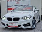 BMW 230 iAS CABRIOLET PACK M SPORT*1 HAND*XENON*GPS*LEER, Te koop, Benzine, 2 Reeks, Automaat