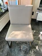 3 lederen eetkamerstoelen, Ophalen, Zo goed als nieuw