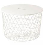Bijzettafel, Huis en Inrichting, Tafels | Bijzettafels, Ophalen, Minder dan 45 cm, Gebruikt, Rond