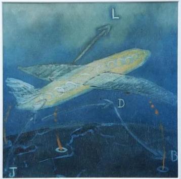 Lithografie van Christian Straetling "Flight" beschikbaar voor biedingen