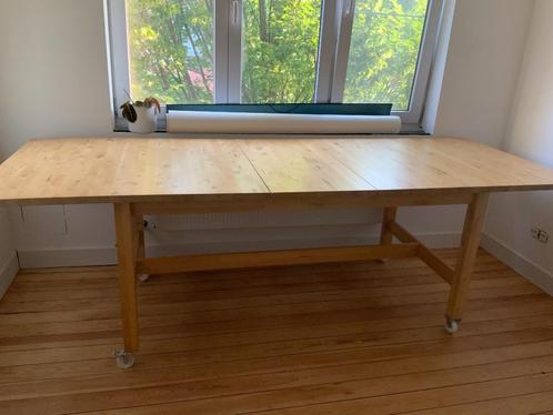 IKEA tafel hout, Maison & Meubles, Tables | Tables à manger, Utilisé, 50 à 100 cm, 150 à 200 cm, Cinq personnes ou plus, Rectangulaire