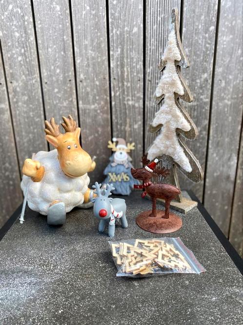 Kerstdecoratie (set van 6 stuks), Huis en Inrichting, Woonaccessoires | Wanddecoraties, Nieuw, Ophalen of Verzenden