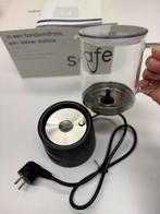 Glazen melkopschuimer Crystal Safecourt, Electroménager, Mousseurs à lait, Enlèvement ou Envoi, Neuf