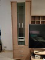 Vitrinekast met lades, planken en verlichting, Ophalen, Gebruikt, 200 cm of meer, 50 tot 100 cm