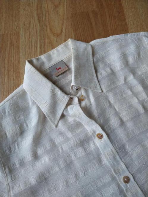 Vintage doorkijk blouse, Kleding | Dames, Blouses en Tunieken, Zo goed als nieuw, Maat 38/40 (M), Verzenden
