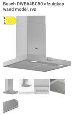 Bosch DWB64BC50 Serie 2 afzuigkap wand RVS, Ophalen, Wandschouwkap, Nieuw, Vrijstaand
