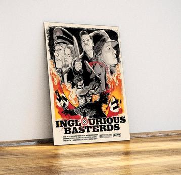 Inglourious Basterds A4 filmposter by Joshua Budich beschikbaar voor biedingen
