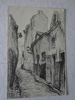 kleine litho Maurice Dupuis Gent rue du Moulinet, Antiek en Kunst, Ophalen of Verzenden