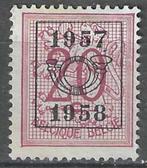 Belgie 1957 - OBP 668pre - Opdruk E - 20 c. (ZG), Postzegels en Munten, Verzenden, Postfris, Zonder gom