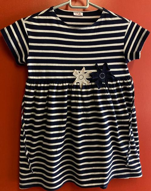 Donkerblauwe jurk " Il Gufo" maat 116/6jaar, Kinderen en Baby's, Kinderkleding | Maat 116, Zo goed als nieuw, Meisje, Jurk of Rok