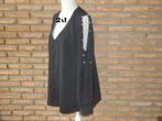 (206)- blouse femme t.XXL noire  - sheilay -, Zwart, Ophalen of Verzenden, Zo goed als nieuw, Maat 42/44 (L)
