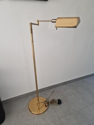 Staanlamp leeslamp messing, Enlèvement, Comme neuf