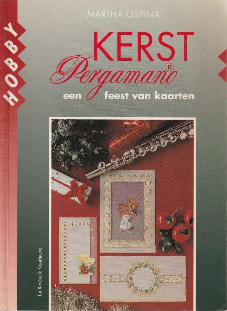 Kerst Pergamano - een feest van kaarten, Hobby en Vrije tijd, Kaarten | Zelf maken, Zo goed als nieuw, Kerst, Ophalen of Verzenden