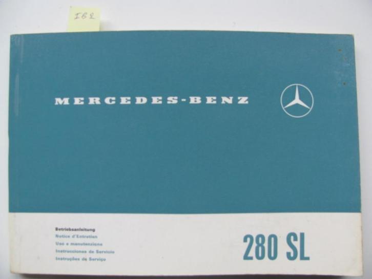 IB2 Mercedes Benz 280 SL W113 instructieboekje 1970, Auto diversen, Handleidingen en Instructieboekjes, Ophalen of Verzenden