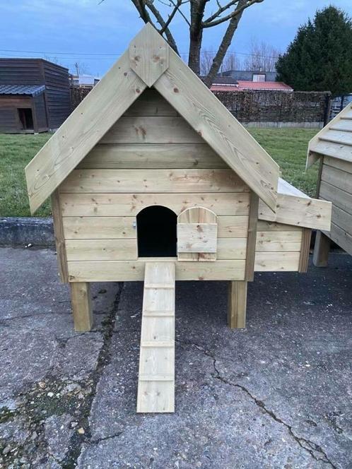 Kippenhok Hoeve 3 + Achterdeur, Dieren en Toebehoren, Pluimvee | Toebehoren, Nieuw, Kippenhok of Kippenren, Ophalen of Verzenden