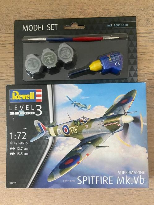 Revell 1:72 Spitfire MK.Vb, Hobby & Loisirs créatifs, Modélisme | Avions & Hélicoptères, Neuf, Avion, 1:72 à 1:144, Revell, Enlèvement