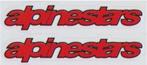 Alpinestars sticker set #1, Motoren, Accessoires | Stickers, Verzenden