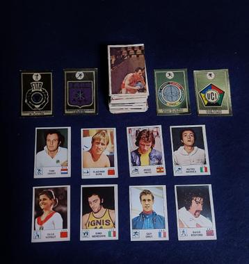 135 versch. Panini stickers ' Sport vedettes 1974 ' beschikbaar voor biedingen