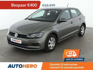 Volkswagen Polo 1.0 Trendline (bj 2020), Auto's, Voorwielaandrijving, Stof, Gebruikt, Euro 6