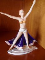 Elly Strobach - -royal-dux-art-deco-danseres., Antiquités & Art, Antiquités | Porcelaine, Enlèvement ou Envoi