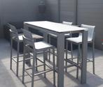 Tuintafel met stoelen, Tuin en Terras, Ophalen, Zo goed als nieuw, Rechthoekig