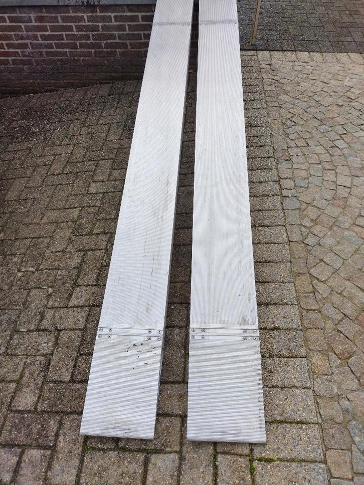 Anssems aluminium oprijplaten, Auto diversen, Aanhangers en Bagagewagens, Zo goed als nieuw, Ophalen