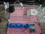 Aquarium set volledig 59x29, Dieren en Toebehoren, Ophalen, Gebruikt, Terrarium of Paludarium