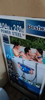 Zwembad 4 x 2 x 1m met zandfilter pomp, Tuin en Terras, Zwembaden, Ophalen, Zo goed als nieuw