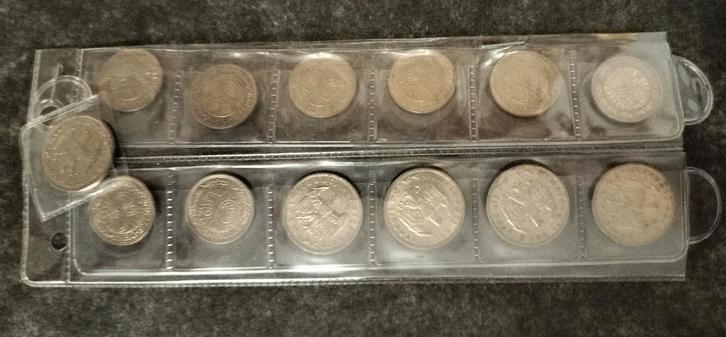 Allemagne lot 13 pièces différentes Reich. Rare. Lire, Timbres & Monnaies, Monnaies & Billets de banque | Collections, Monnaie