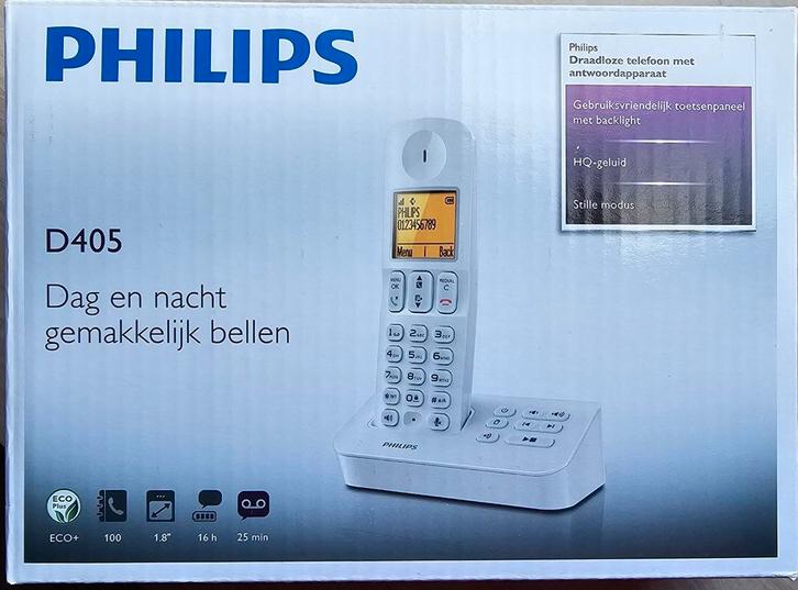 Philips D4051W/22, Télécoms, Téléphones fixes | Combinés & sans fil, Utilisé, Enlèvement ou Envoi