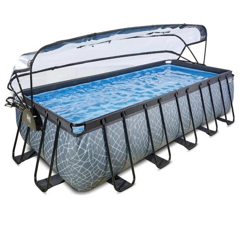 Zwembad Exit met overkapping, Tuin en Terras, Zwembaden, Nieuw, Opzetzwembad, 120 cm of meer, 200 tot 400 cm, 200 tot 300 cm, Rechthoekig