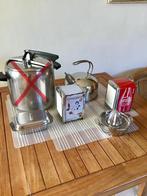 Bouilloire - porte serviettes - presse citron - beurrier, Inox, Gebruikt, Keramische plaat, Overige typen