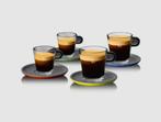 Set Nespresso Glass Collection 2xEspresso 2xLungo 4x saucers, Ophalen of Verzenden, Nieuw, Overige typen