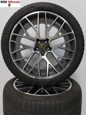 Originele Porsche Macan RS Spyder 21 inch velgen zomerbanden beschikbaar voor biedingen