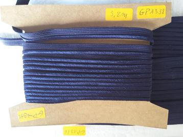 13 mm synthetisch marineblauw paspelband GP1316 GP1338 beschikbaar voor biedingen