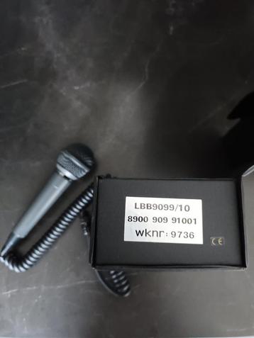 Te Koop: Philips Microfoon LBB9099/10, Musique & Instruments, Enlèvement ou Envoi, Comme neuf, Micro chant