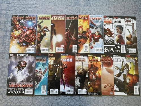 the Invincible Iron Man (vol.2) #1-3 & 5-19 (2008), Boeken, Strips | Comics, Nieuw, Complete serie of reeks, Ophalen of Verzenden