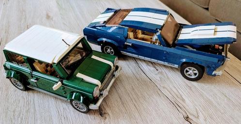Lego Mustang en Mini cooper, Verzamelen, Automerken, Motoren en Formule 1, Zo goed als nieuw, Auto's, Ophalen