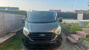 Ford Transit Custom MINIBUS 9pl. !!!AUTO!!! 2.0tdci, Euro 6, Carnet d'entretien, Noir, 5 portes