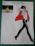 Dior parfums - publicité papier - 1981, Collections, Marques & Objets publicitaires, Autres types, Utilisé, Enlèvement ou Envoi